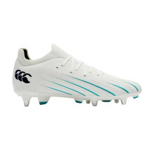 (11 UK, White) Canterbury Mens Speed Logo Rugby Boots