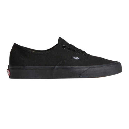 Vans (7 UK, Black) Vans Mens Authentic Canvas Trainers