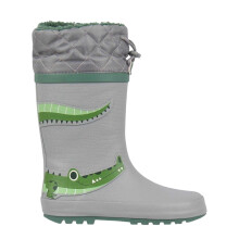 (13 UK Child, Grey) Gelert Childrens/Kids Drawstring Wellington Boots