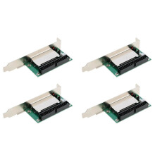 4X 40-Pin Cf Compact Flash Card to 3.5 Ide Converter Adapter Pci Bracket Back Panel