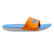 (11.5 UK Child, Orange Peel) Nike Childrens/Kids Kawa Single Strap Flat Slides