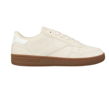 (7 UK, Chalk/Gum) Slazenger Womens/Ladies Baton Leather Trainers