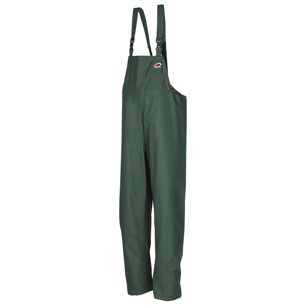(X-Large, Khaki Green) Flexothane Mens Classic Louisiana Bib & Brace 5063652225585