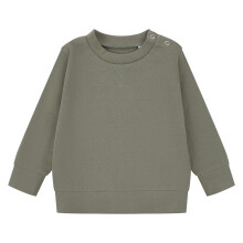 (0-6 Months, Khaki) Larkwood Childrens/Kids Sustainable Sweatshirt