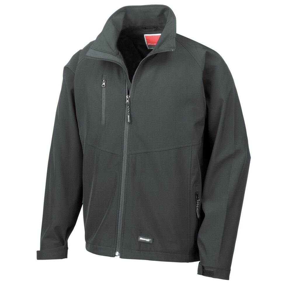 Result (Xl, Black) Unisex Adult Soft Shell Jacket