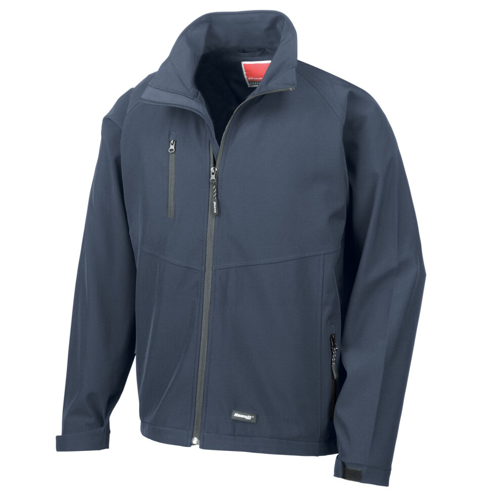 Result (3Xl, Navy) Unisex Adult Soft Shell Jacket