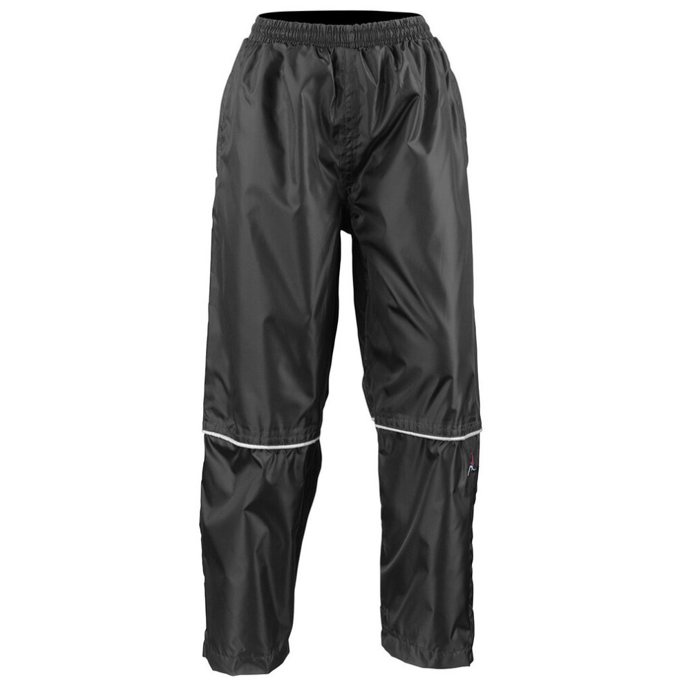 Result (Xxl, Black) Unisex Adult Pro Coach Waterproof Trousers