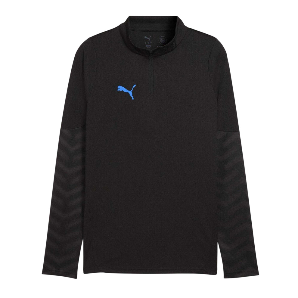 Puma (M, Black Blue) Mens Individual Cup Drill Top