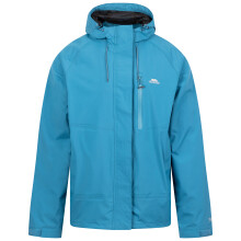 (S, Bondi Blue) Trespass Mens Waterproof Jacket - Fallahill