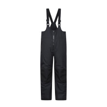 (9-10 Years, Black) Mountain Warehouse Childrens/Kids Falcon Extreme Waterproof Bib Front Snow Ski Trousers