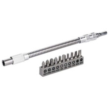 Pack BOSCH 10 Schraubendreherbits + Flexible Verlängerung 200 mm - 2608522376