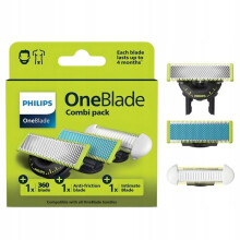 Lames Philips OneBlade QP936/50 - 3 stuks - 360 - Anti-wrijving - Huidbescherming