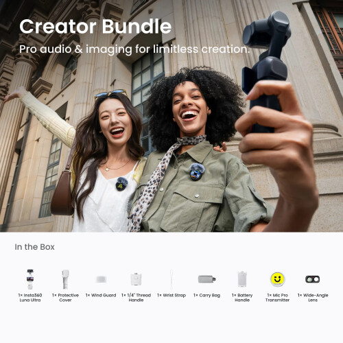 ‎Insta360 Insta360 Luna Ultra Creator Bundle - Stellar White 1
