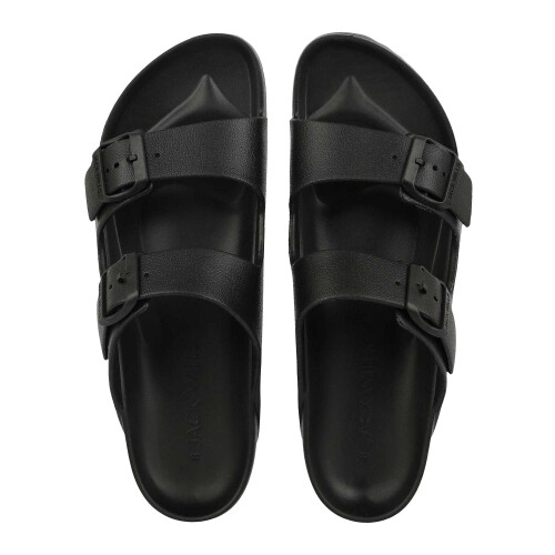 (12 UK, Black) Jack Wills Mens Straps Sandals 2