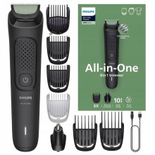 Philips All-in-One 3000 MG3940/15 multifunctionele trimmer - 8-in-1 - 0,5–16 mm - 70 min