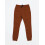 (9/10 Years Old, Coffee) Cna Boy’s Chino Twill Jogger Elastic Cuffed Ankles 1