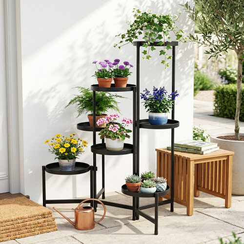 Living And Home 7-Tier Plant Stand 1