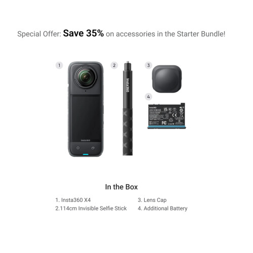 ‎Insta360 Insta360 X4 Starter Bundle 2