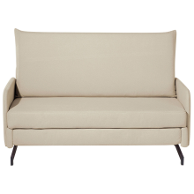 Sofa Bed 2 Seater BELFAST Fabric Beige