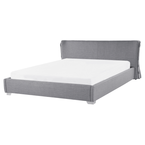 Beliani Waterbed Fabric PARIS 160 x 200 cm (EU King Size) Grey