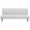 Beliani Sofa Bed 3 Seater VISBY Fabric Light Grey 1