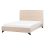 Beliani Bed Fabric AMBASSADOR 140 x 200 cm (EU Double) Beige 1