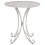 Beliani Bistro Table CILENTO 71 cm 71 cm Metal Grey 1