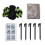 Living And Home Halloween Giant Black-Green Striped Plush Spider with 7M Triangular Spider Web 5
