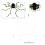 Living And Home Halloween Giant Black-Green Striped Plush Spider with 7M Triangular Spider Web 6
