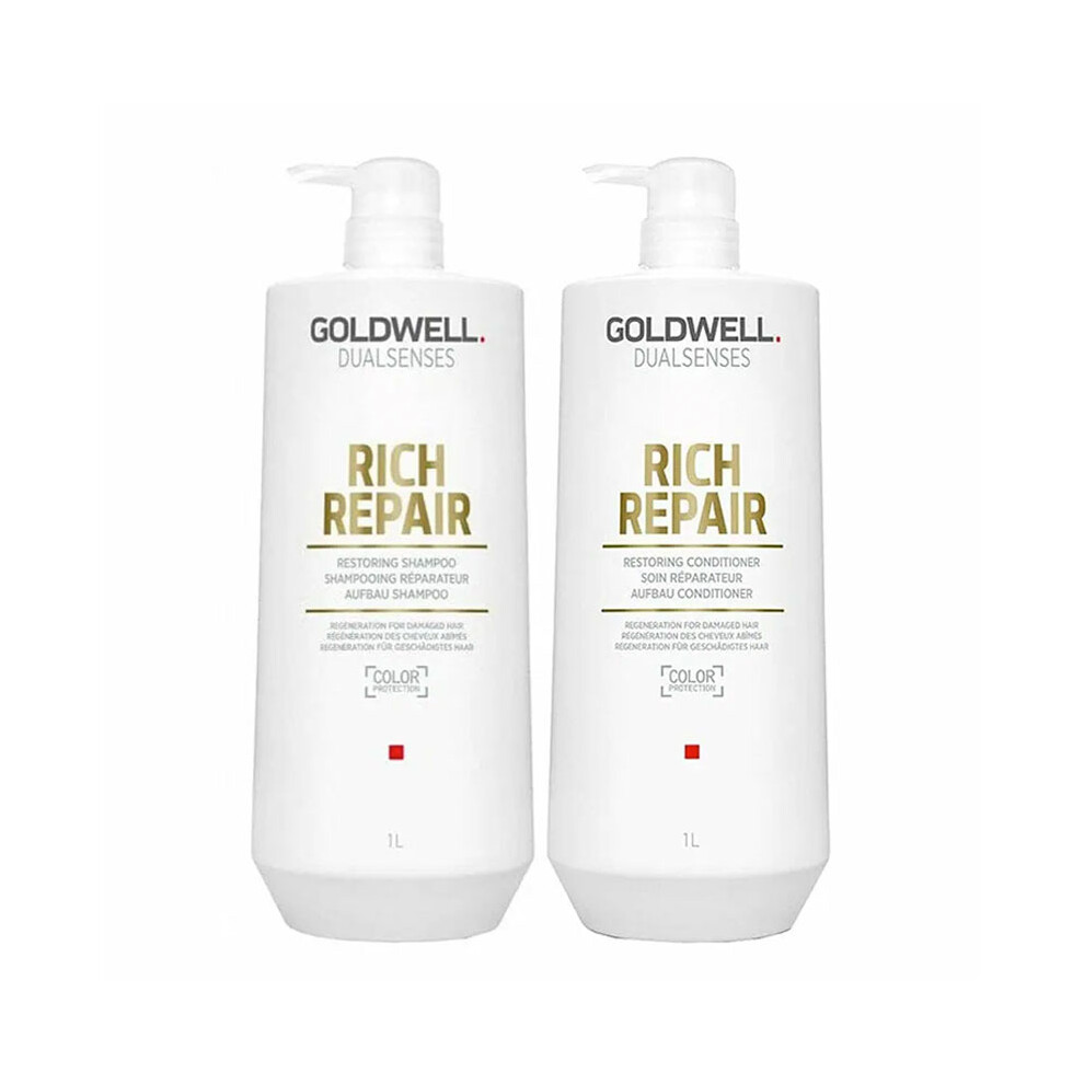 Living Proof Goldwell Dualsenses Rich Repair Restoring Shampoo 1000Ml & Rich Repair