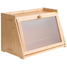 Bread Bin FARINE Bamboo Light Brown