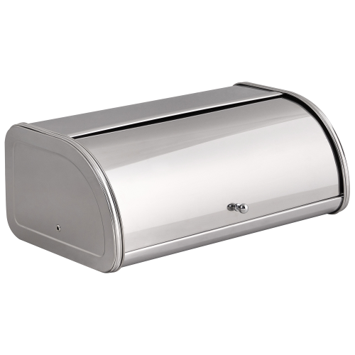 Beliani Bread Bin DELECTATION Stainless Steel Silver