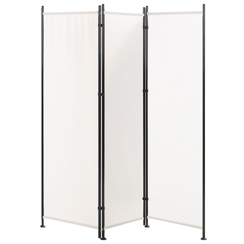 Beliani 3 Panel Room Divider NARNI 160 cm 170 cm White