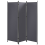 Beliani 3 Panel Room Divider NARNI 160 cm 170 cm Grey 1