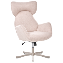 Swivel Armchair SONDERBY Fabric Beige