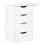 Beliani Dressing Table with Mirror and Stool BELOEIL White 1