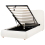 Beliani Ottoman Bed BLAGNAC Fabric Off-White 90 x 200 cm (EU Single) 1