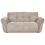 Beliani Sofa 2 Seater HALBA Fabric Taupe 1