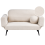 Beliani Sofa Bed 2 Seater DOROTEA Boucle Off-White 1