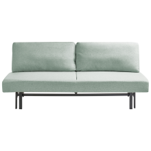 Sofa Bed 3 Seater ROYKKA Fabric Light Green