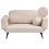 Beliani Sofa Bed 2 Seater DOROTEA Boucle Beige 1