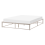 Beliani Bed without Headboard Metal VIRY 140 x 200 cm (EU Double) Light Beige 1