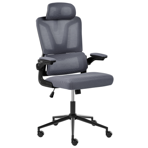 Beliani Office Chair KRYOS Dark Grey