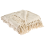 Beliani Blanket CHACK Cotton 190 x 190 cm Beige 1