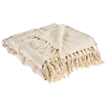 Blanket CHACK Cotton 200 x 220 cm Beige