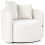 Beliani Swivel Armchair ENNORA Fabric Off-White 1