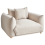 Beliani Armchair LUVOS Fabric Light Beige 1