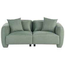 Sofa 3 Seater EKENES Fabric Light Green