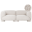 Beliani Modular Sofa 2 Seater MJALBI Boucle Off-White 1