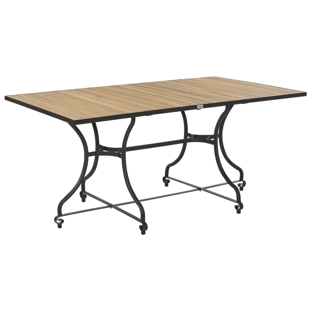 Photos - Garden Furniture Beliani Garden Dining Table LASCARI 160 cm 90 cm Acacia Wood Light Brown 